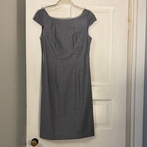 BB Dakota Charcoal Cap Sleeve Midi Dress